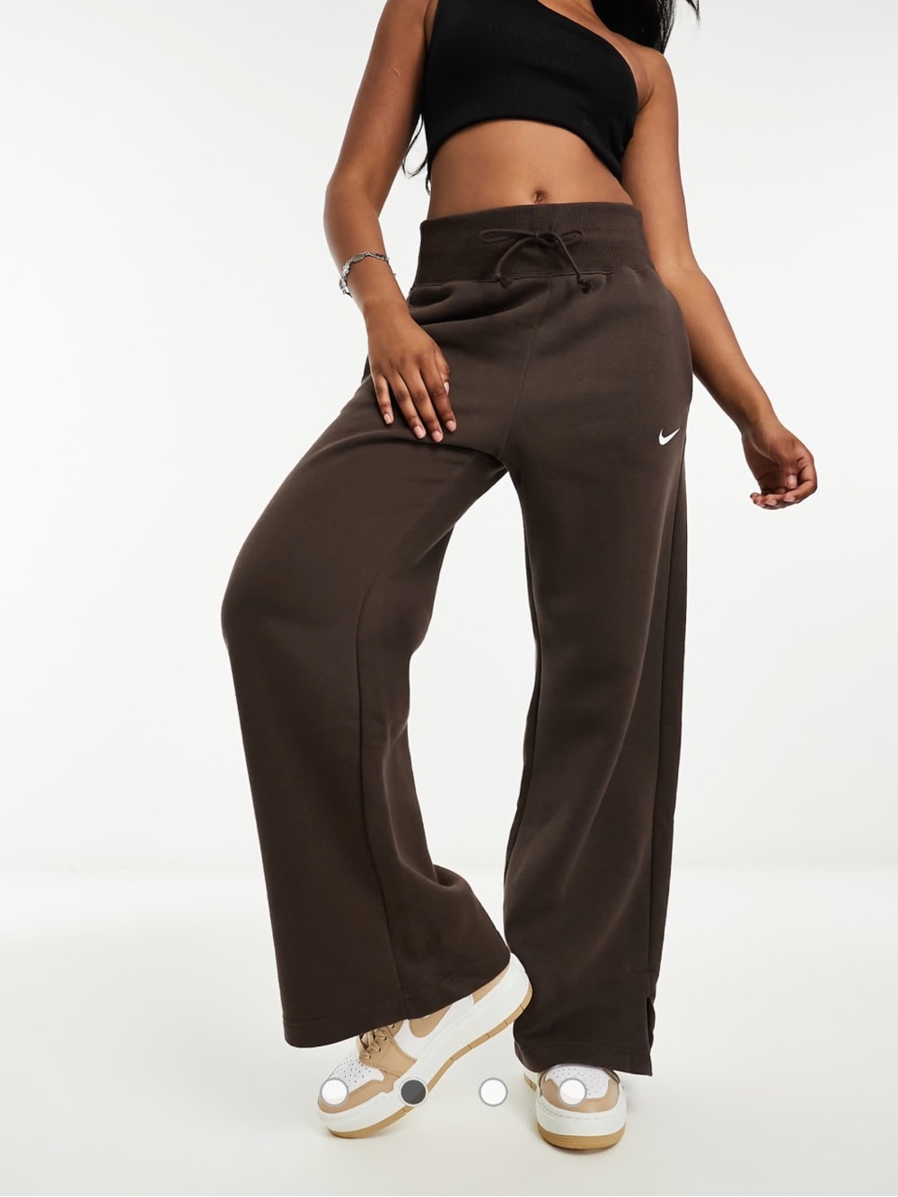 Nike Women's Sportswear Phoenix Fleece Plush Wide Leg Pants - Picture 6 of 8
